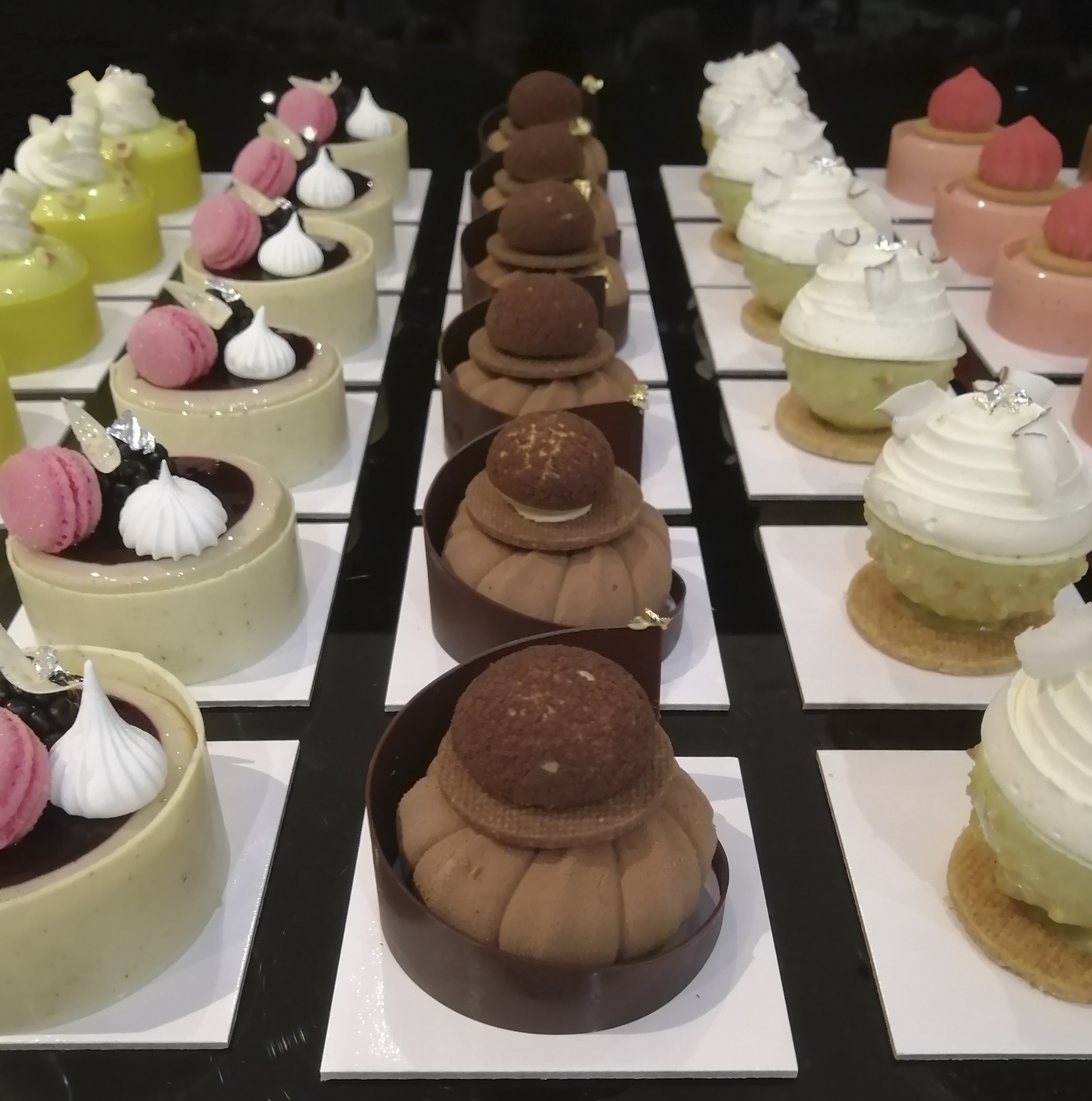 Un large choix de gâteaux individuels aussi beaux que bons